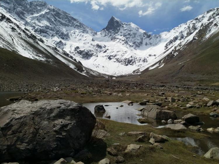 Caminata Al Glaciar El Morado & Baños Termales en Cajon del Maipo, Metropolitana